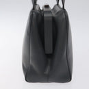 PRADA Hand Bag Leather Gray Auth SW1011-4