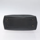 PRADA Hand Bag Leather Gray Auth SW1011-5