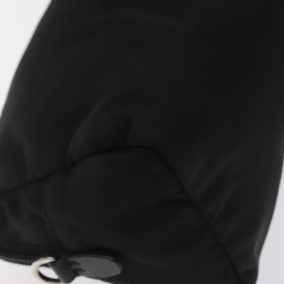 PRADA Pouch Nylon Black Auth SW1012