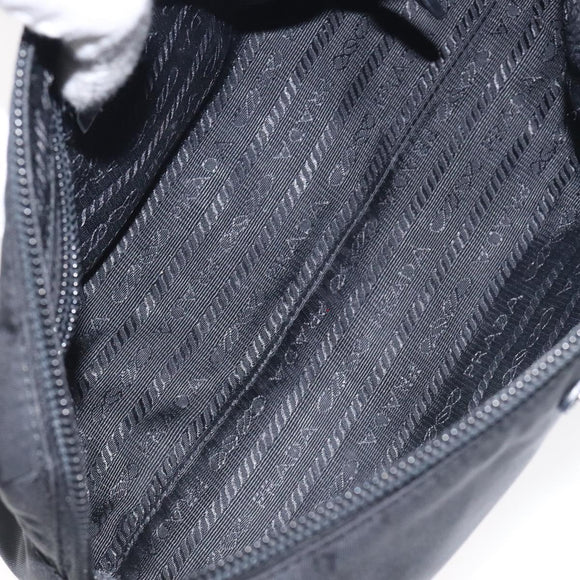 PRADA Pouch Nylon Black Auth SW1012