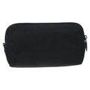 PRADA Pouch Nylon Black Auth SW1012-2