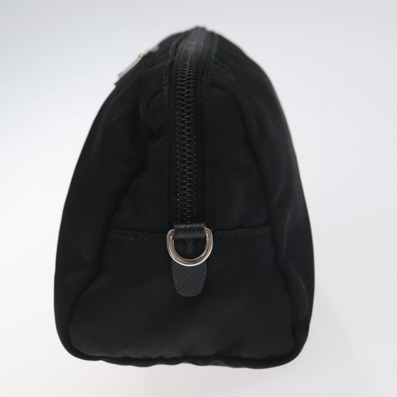 PRADA Pouch Nylon Black Auth SW1012