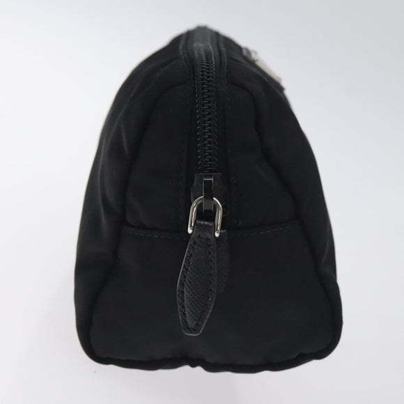 PRADA Pouch Nylon Black Auth SW1012