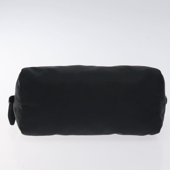 PRADA Pouch Nylon Black Auth SW1012