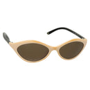 CHANEL Sunglasses plastic Beige CC Auth SW1020-1