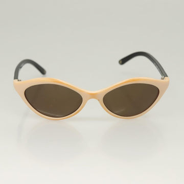 CHANEL Sunglasses plastic Beige CC Auth SW1020 - 0