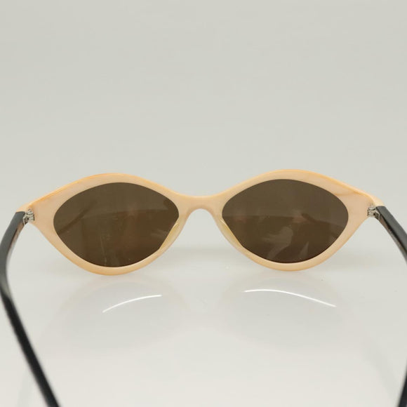 CHANEL Sunglasses plastic Beige CC Auth SW1020