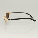 CHANEL Sunglasses plastic Beige CC Auth SW1020-7