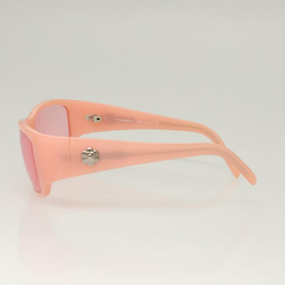 CHANEL Sunglasses plastic Pink CC Auth SW1021