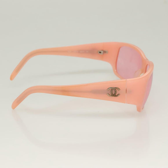 CHANEL Sunglasses plastic Pink CC Auth SW1021