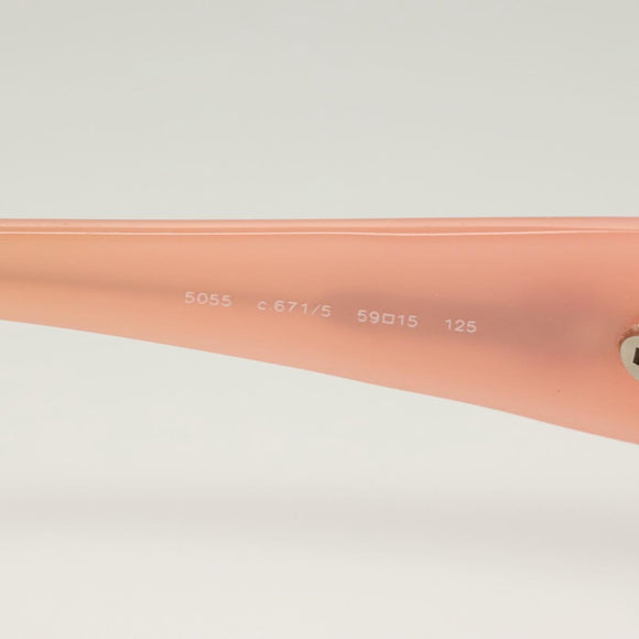 CHANEL Sunglasses plastic Pink CC Auth SW1021