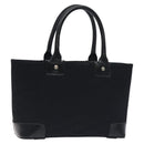 BALENCIAGA Hand Bag Canvas Black Auth SW1025-1