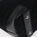 BALENCIAGA Hand Bag Canvas Black Auth SW1025-15