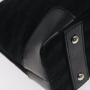 BALENCIAGA Hand Bag Canvas Black Auth SW1025-17