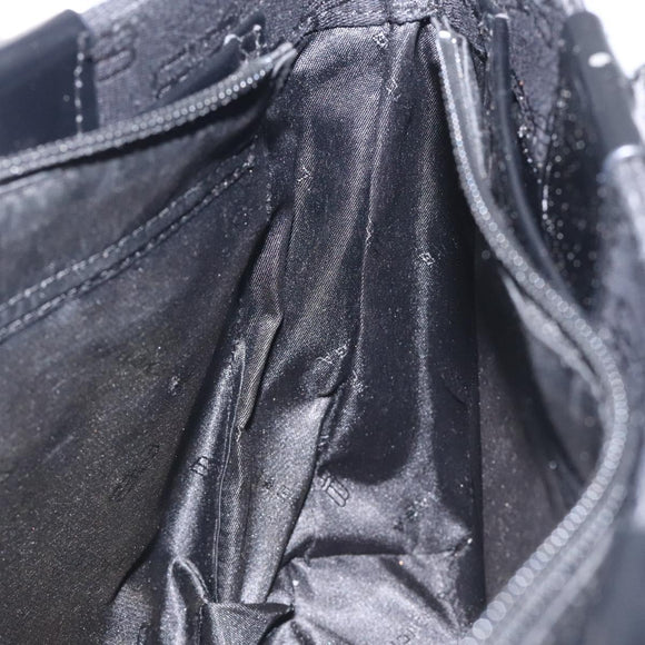 BALENCIAGA Hand Bag Canvas Black Auth SW1025