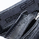 BALENCIAGA Hand Bag Canvas Black Auth SW1025-12