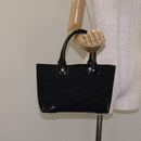 BALENCIAGA Hand Bag Canvas Black Auth SW1025-23