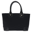 BALENCIAGA Hand Bag Canvas Black Auth SW1025-2