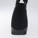 BALENCIAGA Hand Bag Canvas Black Auth SW1025-3
