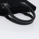 BALENCIAGA Hand Bag Canvas Black Auth SW1025-7