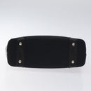 BALENCIAGA Hand Bag Canvas Black Auth SW1025-5