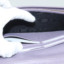 BALENCIAGA Classic Continental Zip Wallet Leather Purple 253038 Auth SW1026M-21