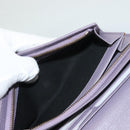 BALENCIAGA Classic Continental Zip Wallet Leather Purple 253038 Auth SW1026M-10