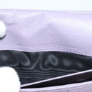 BALENCIAGA Classic Continental Zip Wallet Leather Purple 253038 Auth SW1026M-11