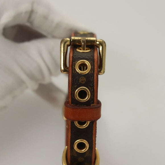 LOUIS VUITTON Monogram Corie Baxter PM/Less Baxter Dog Leash M69083 Auth SW1032