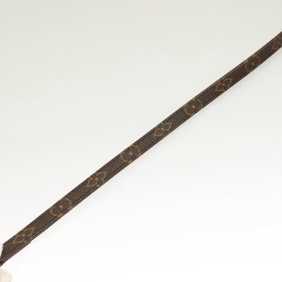 LOUIS VUITTON Monogram Corie Baxter PM/Less Baxter Dog Leash M69083 Auth SW1032