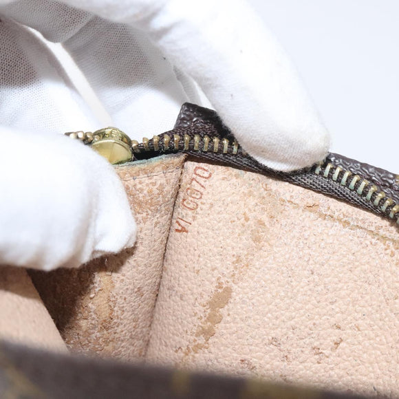 LOUIS VUITTON Monogram Bucket PM Accessory Pouch LV Auth SW1044