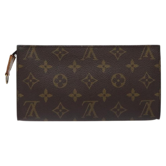 LOUIS VUITTON Monogram Bucket GM Accessory Pouch LV Auth SW1046