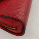 LOUIS VUITTON Epi Dauphine PM Pouch Castilian Red M48447 LV Auth SW1047-15