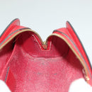 LOUIS VUITTON Epi Dauphine PM Pouch Castilian Red M48447 LV Auth SW1047-17