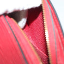 LOUIS VUITTON Epi Dauphine PM Pouch Castilian Red M48447 LV Auth SW1047-18