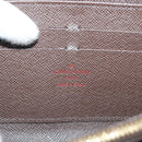 LOUIS VUITTON Damier Ebene Zippy Wallet Long Wallet N41661 LV Auth SW1049-17