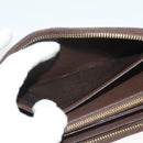 LOUIS VUITTON Damier Ebene Zippy Wallet Long Wallet N41661 LV Auth SW1049-18