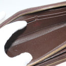 LOUIS VUITTON Damier Ebene Zippy Wallet Long Wallet N41661 LV Auth SW1049-9