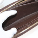 LOUIS VUITTON Damier Ebene Zippy Wallet Long Wallet N41661 LV Auth SW1049-19