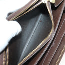LOUIS VUITTON Damier Ebene Zippy Wallet Long Wallet N41661 LV Auth SW1049-11