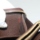 LOUIS VUITTON Damier Ebene Zippy Wallet Long Wallet N41661 LV Auth SW1049-12