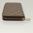 LOUIS VUITTON Damier Ebene Zippy Wallet Long Wallet N41661 LV Auth SW1049-4