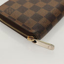 LOUIS VUITTON Damier Ebene Zippy Wallet Long Wallet N41661 LV Auth SW1049-7