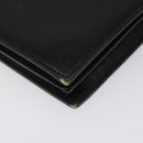 SAINT LAURENT Shoulder Bag Leather Black Auth sw105-14