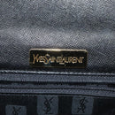 SAINT LAURENT Shoulder Bag Leather Black Auth sw105-11