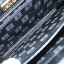 SAINT LAURENT Shoulder Bag Leather Black Auth sw105-12