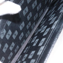 SAINT LAURENT Shoulder Bag Leather Black Auth sw105-21