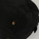 PRADA Chain Hand Bag Nylon Black Gold Auth SW1053-11