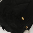 PRADA Chain Hand Bag Nylon Black Gold Auth SW1053-12