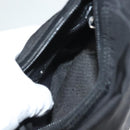 PRADA Pouch Nylon Black Silver Auth SW1056-11